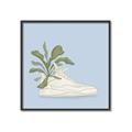Picture of Plant Shoe Blue II _GroupedProduct_Square_Canvas_Framed_