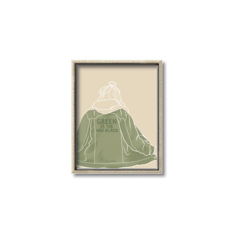 Picture of Green Fashion _GroupedProduct_Rectangle_Portrait_Canvas_Framed_