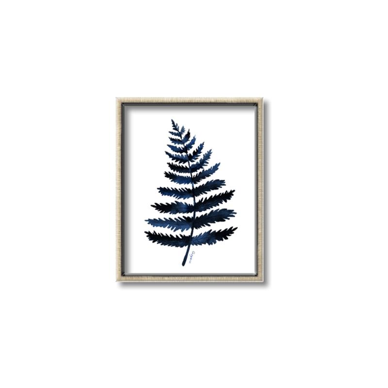 Picture of Blue Fern _GroupedProduct_Rectangle_Portrait_Canvas_Framed_