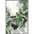 Picture of Birds in the Braches _GroupedProduct_Rectangle_Portrait_Canvas_Framed_