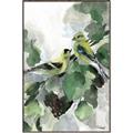 Picture of Birds in the Braches _GroupedProduct_Rectangle_Portrait_Canvas_Framed_