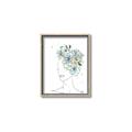 Picture of Green Floral Figurative _GroupedProduct_Rectangle_Portrait_Canvas_Framed_