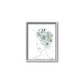Picture of Green Floral Figurative _GroupedProduct_Rectangle_Portrait_Canvas_Framed_