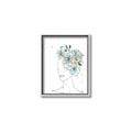 Picture of Green Floral Figurative _GroupedProduct_Rectangle_Portrait_Canvas_Framed_