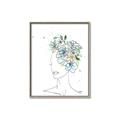 Picture of Green Floral Figurative _GroupedProduct_Rectangle_Portrait_Canvas_Framed_