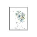 Picture of Green Floral Figurative _GroupedProduct_Rectangle_Portrait_Canvas_Framed_