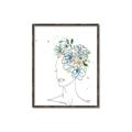 Picture of Green Floral Figurative _GroupedProduct_Rectangle_Portrait_Canvas_Framed_