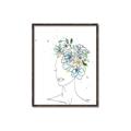 Picture of Green Floral Figurative _GroupedProduct_Rectangle_Portrait_Canvas_Framed_