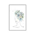Picture of Green Floral Figurative _GroupedProduct_Rectangle_Portrait_Canvas_Framed_