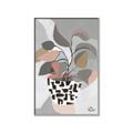 Picture of Color Block Plants I  _GroupedProduct_Rectangle_Portrait_Canvas_Framed_