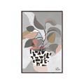 Picture of Color Block Plants I  _GroupedProduct_Rectangle_Portrait_Canvas_Framed_