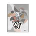 Picture of Color Block Plants I  _GroupedProduct_Rectangle_Portrait_Canvas_Framed_