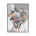 Picture of Color Block Plants I  _GroupedProduct_Rectangle_Portrait_Canvas_Framed_