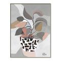 Picture of Color Block Plants I  _GroupedProduct_Rectangle_Portrait_Canvas_Framed_
