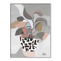 Picture of Color Block Plants I  _GroupedProduct_Rectangle_Portrait_Canvas_Framed_