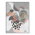 Picture of Color Block Plants I  _GroupedProduct_Rectangle_Portrait_Canvas_Framed_