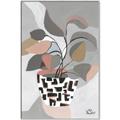 Picture of Color Block Plants I  _GroupedProduct_Rectangle_Portrait_Canvas_Framed_