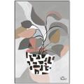 Picture of Color Block Plants I  _GroupedProduct_Rectangle_Portrait_Canvas_Framed_