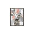 Picture of Color Block Plants II _GroupedProduct_Rectangle_Portrait_Canvas_Framed_