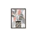 Picture of Color Block Plants II _GroupedProduct_Rectangle_Portrait_Canvas_Framed_