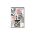 Picture of Color Block Plants II _GroupedProduct_Rectangle_Portrait_Canvas_Framed_