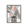 Picture of Color Block Plants II _GroupedProduct_Rectangle_Portrait_Canvas_Framed_