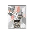 Picture of Color Block Plants II _GroupedProduct_Rectangle_Portrait_Canvas_Framed_