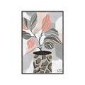 Picture of Color Block Plants II _GroupedProduct_Rectangle_Portrait_Canvas_Framed_