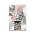 Picture of Color Block Plants II _GroupedProduct_Rectangle_Portrait_Canvas_Framed_