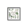 Picture of Plants make me a happy _GroupedProduct_Square_Canvas_Framed_