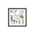 Picture of Plants make me a happy _GroupedProduct_Square_Canvas_Framed_