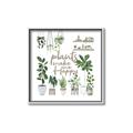 Picture of Plants make me a happy _GroupedProduct_Square_Canvas_Framed_