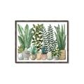 Picture of Plant Party _GroupedProduct_Rectangle_Landscape_Canvas_Framed_