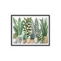 Picture of Plant Party _GroupedProduct_Rectangle_Landscape_Canvas_Framed_
