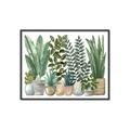 Picture of Plant Party _GroupedProduct_Rectangle_Landscape_Canvas_Framed_