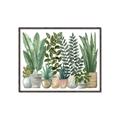 Picture of Plant Party _GroupedProduct_Rectangle_Landscape_Canvas_Framed_