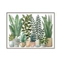 Picture of Plant Party _GroupedProduct_Rectangle_Landscape_Canvas_Framed_