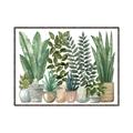 Picture of Plant Party _GroupedProduct_Rectangle_Landscape_Canvas_Framed_