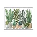 Picture of Plant Party _GroupedProduct_Rectangle_Landscape_Canvas_Framed_