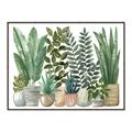 Picture of Plant Party _GroupedProduct_Rectangle_Landscape_Canvas_Framed_