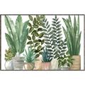 Picture of Plant Party _GroupedProduct_Rectangle_Landscape_Canvas_Framed_