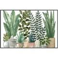 Picture of Plant Party _GroupedProduct_Rectangle_Landscape_Canvas_Framed_