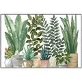 Picture of Plant Party _GroupedProduct_Rectangle_Landscape_Canvas_Framed_