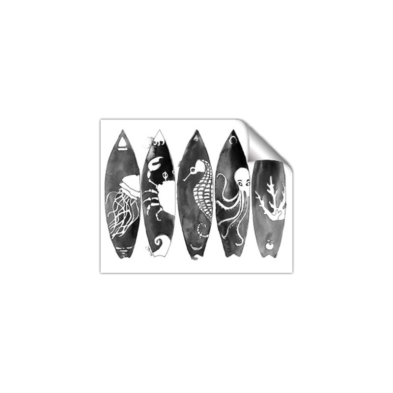 Picture of B&W Surfboards _GroupedProduct_Rectangle_Landscape_Unframed_Print_Only_