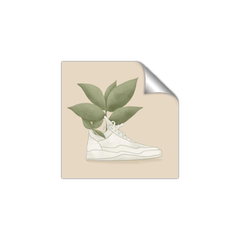 Picture of Plant Shoe Beige _GroupedProduct_Square_Unframed_Print_Only_