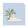Picture of Plant Shoe Blue II _GroupedProduct_Square_Unframed_Print_Only_