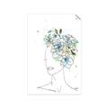 Picture of Green Floral Figurative _GroupedProduct_Rectangle_Portrait_Unframed_Print_Only_