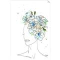 Picture of Green Floral Figurative _GroupedProduct_Rectangle_Portrait_Unframed_Print_Only_