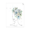 Picture of Green Floral Figurative _GroupedProduct_Rectangle_Portrait_Unframed_Print_Only_