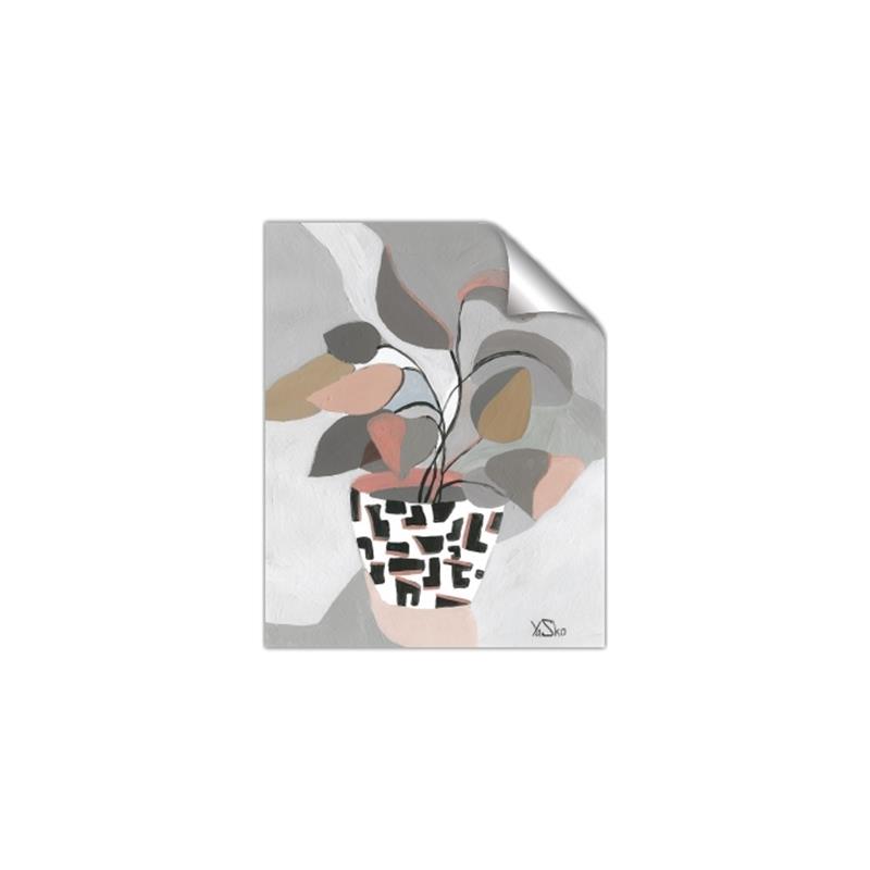 Picture of Color Block Plants I  _GroupedProduct_Rectangle_Portrait_Unframed_Print_Only_